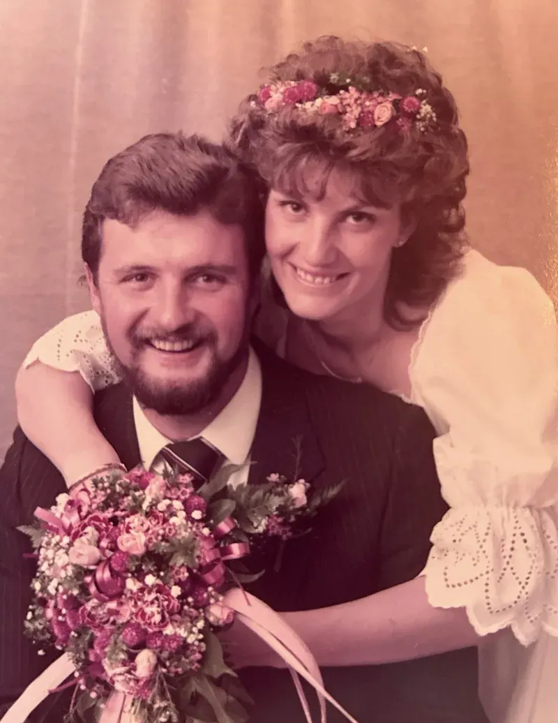 Elke and Winfried Zwar wedding